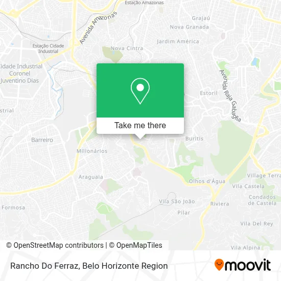Rancho Do Ferraz map