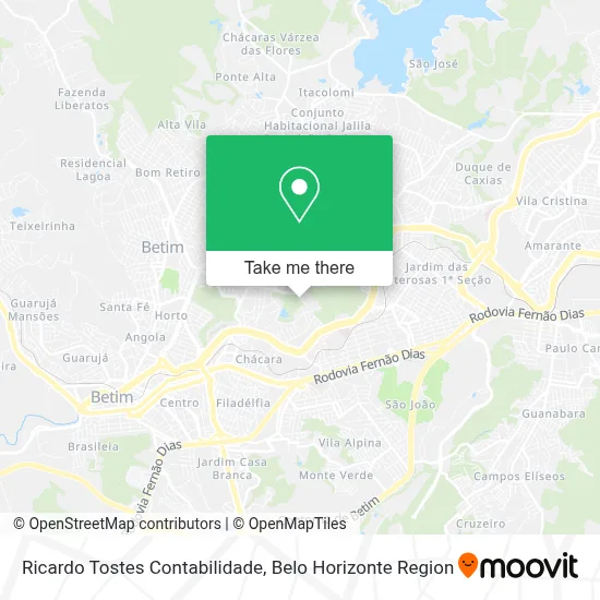 Ricardo Tostes Contabilidade map