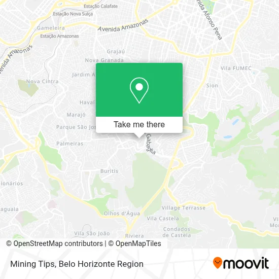 Mining Tips map