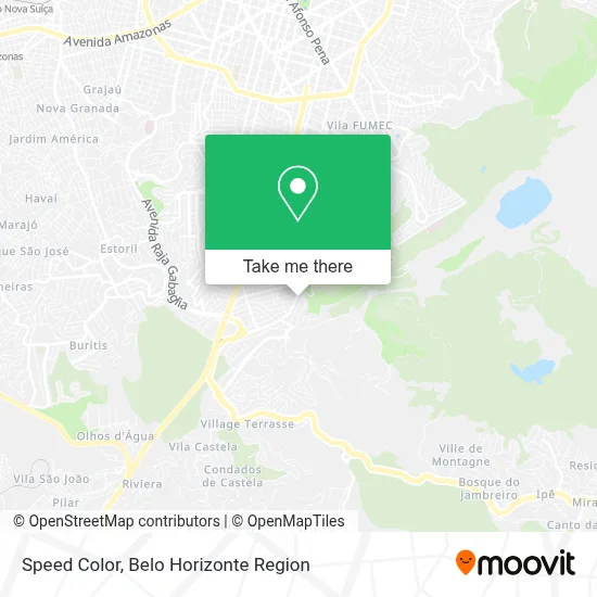 Speed Color map