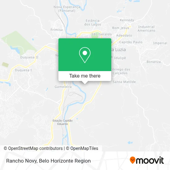 Rancho Novy map