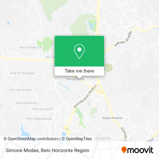Simone Modas map