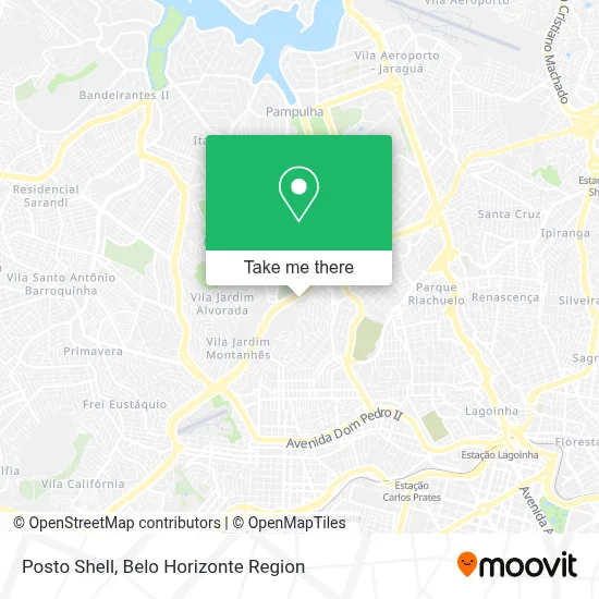 Posto Shell map