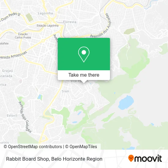 Rabbit Board Shop map