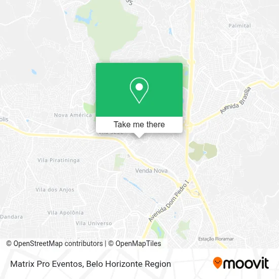 Matrix Pro Eventos map