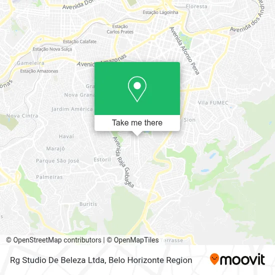 Rg Studio De Beleza Ltda map