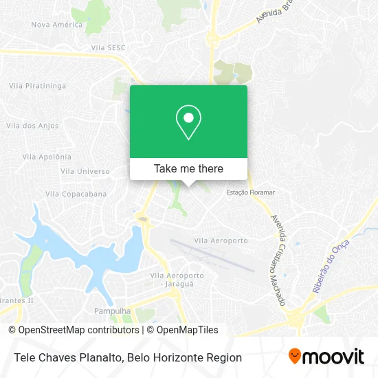 Tele Chaves Planalto map