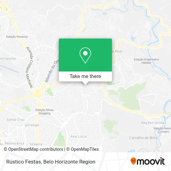 Rústico Festas map