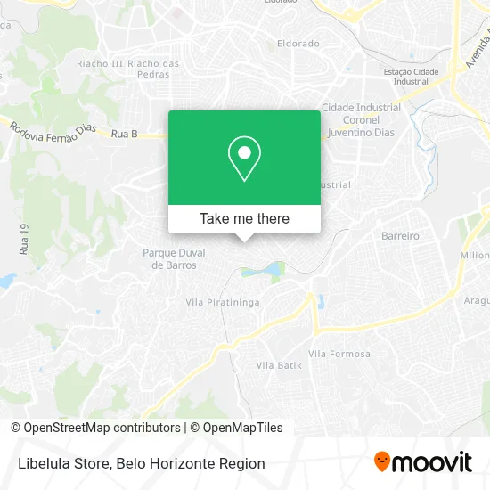 Libelula Store map