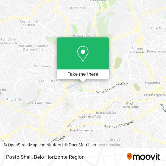 Posto Shell map