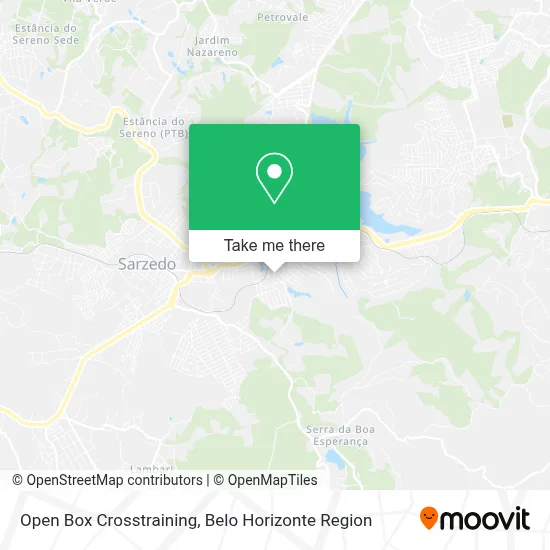 Open Box Crosstraining map