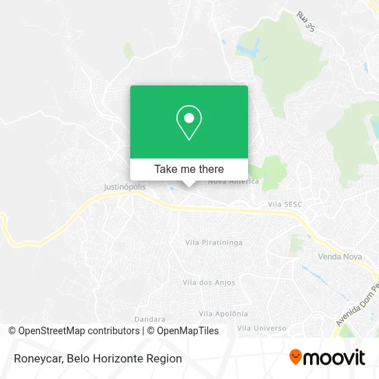 Roneycar map