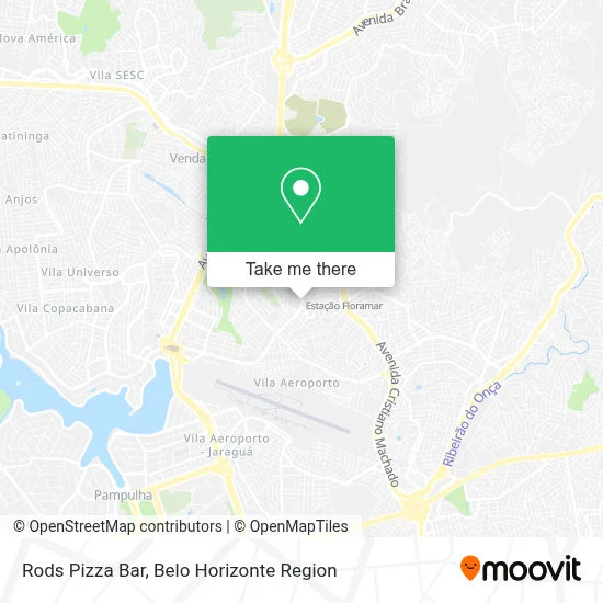 Rods Pizza Bar map