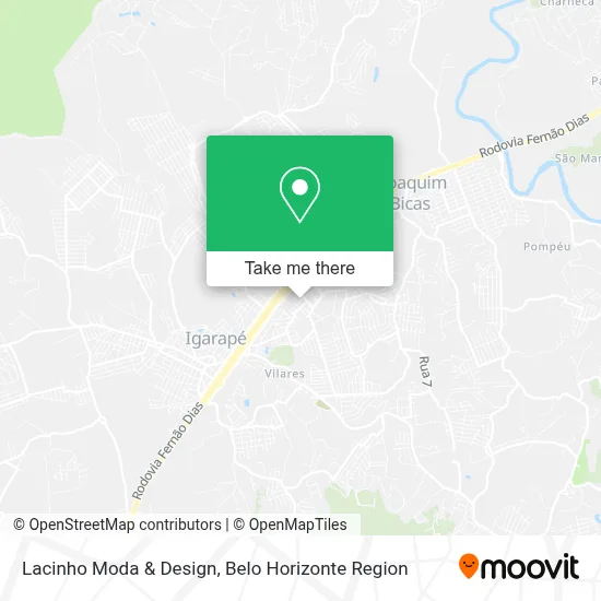 Lacinho Moda & Design map