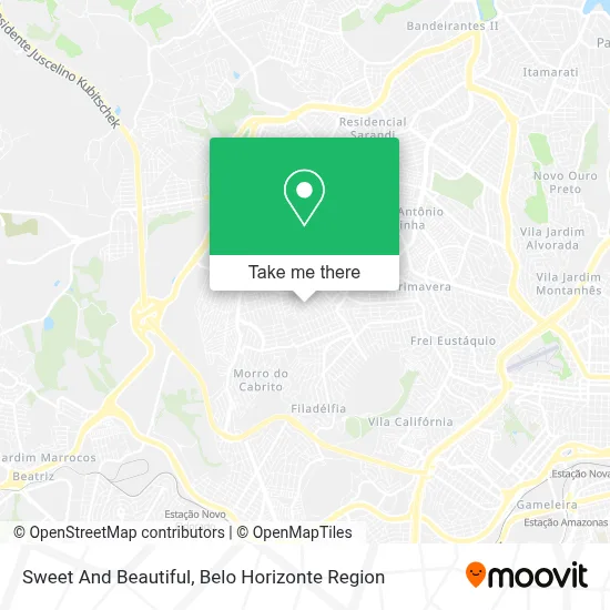 Sweet And Beautiful map