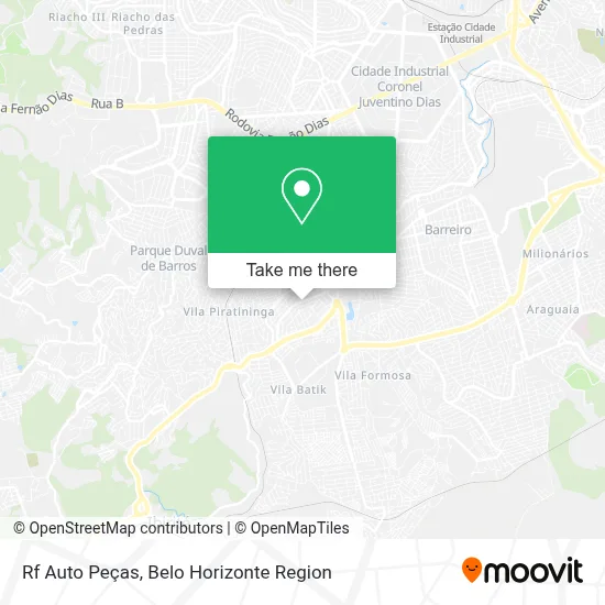 Rf Auto Peças map