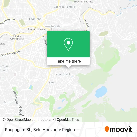 Roupagem Bh map