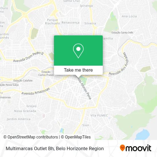 Multimarcas Outlet Bh map
