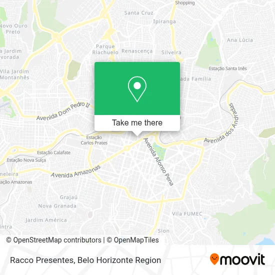 Racco Presentes map