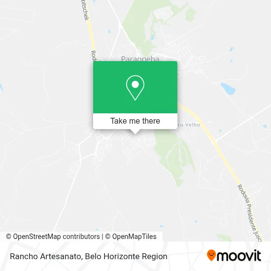 Rancho Artesanato map