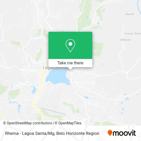 Rhema - Lagoa Santa/Mg map