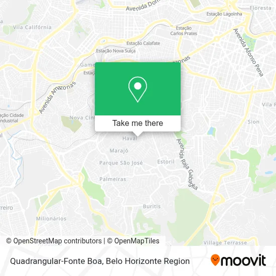 Quadrangular-Fonte Boa map
