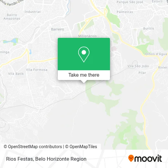 Rios Festas map