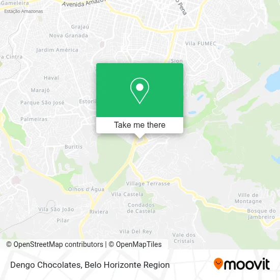 Dengo Chocolates map
