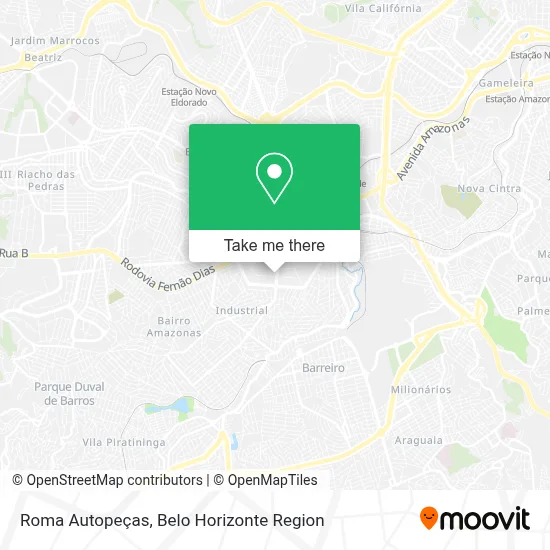 Roma Autopeças map