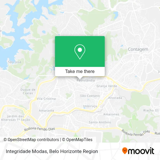 Integridade Modas map