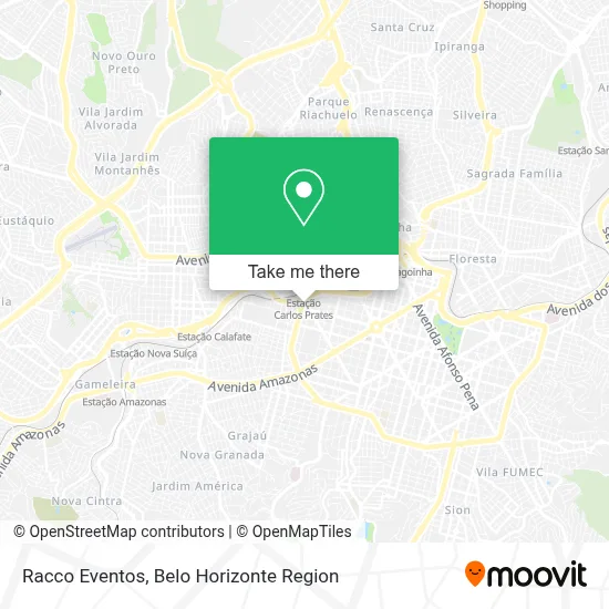 Racco Eventos map
