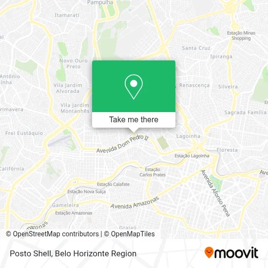 Posto Shell map