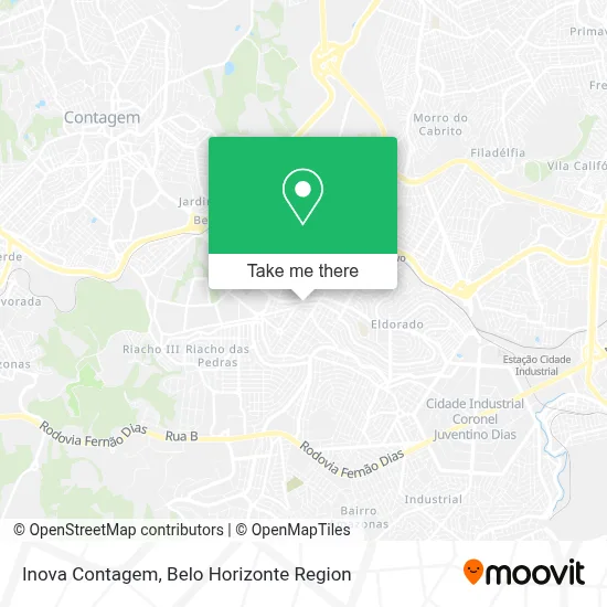 Inova Contagem map