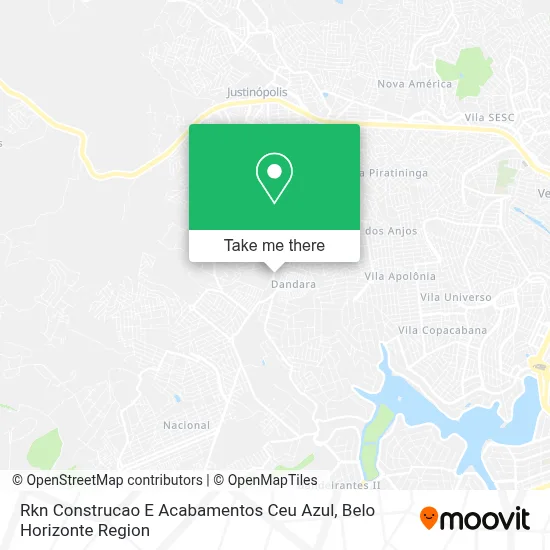 Rkn Construcao E Acabamentos Ceu Azul map