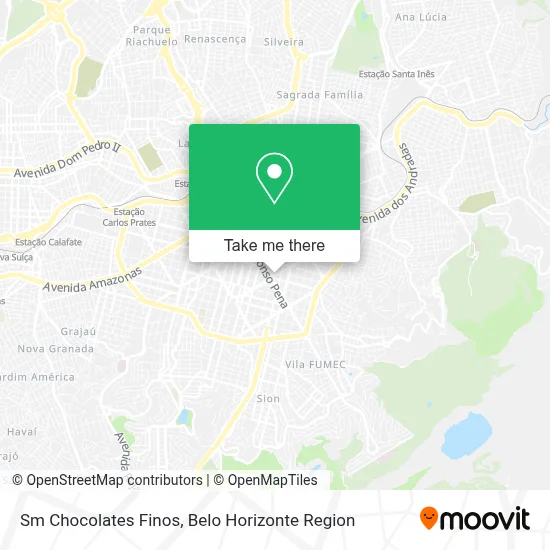 Sm Chocolates Finos map