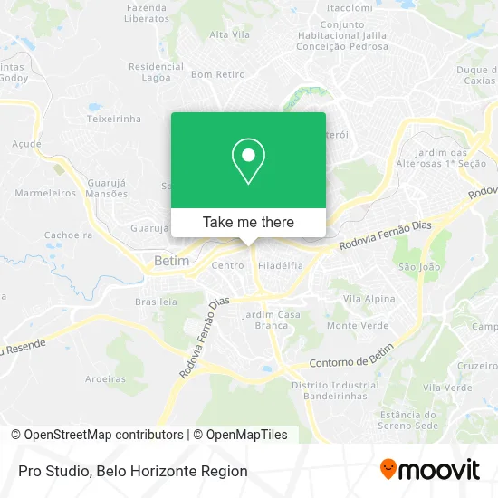 Studio Pro map