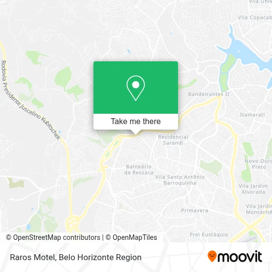 Raros Motel map