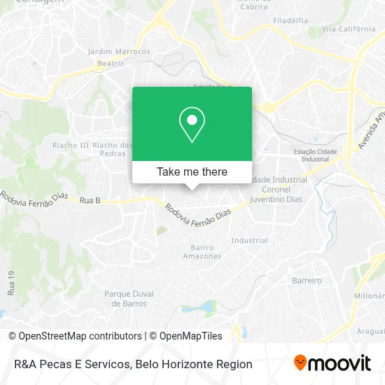 R&A Pecas E Servicos map