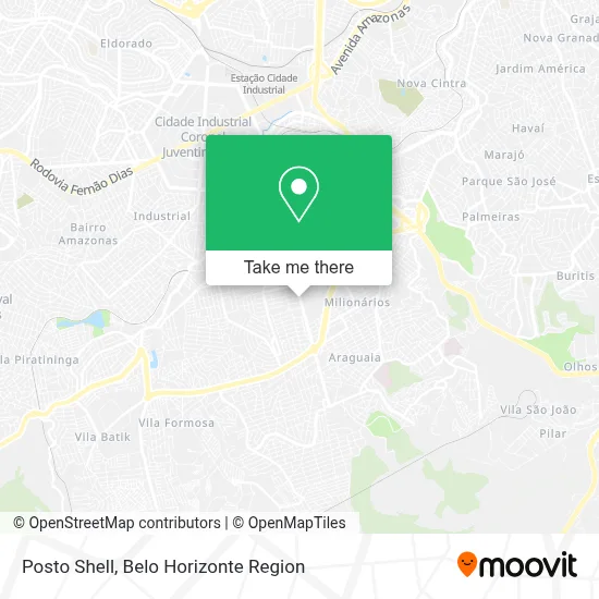 Posto Shell map