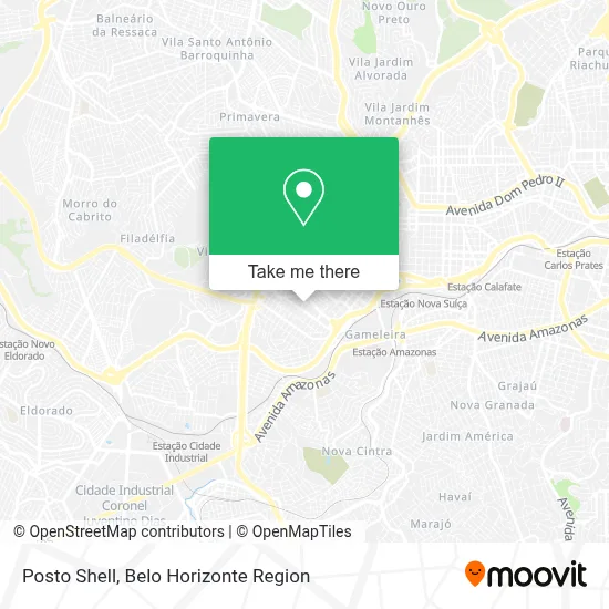 Posto Shell map