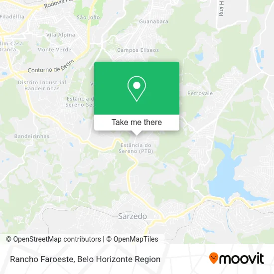 Rancho Faroeste map