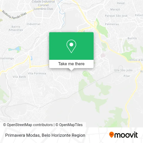 Primavera Modas map