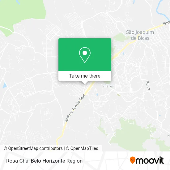 Rosa Chá map
