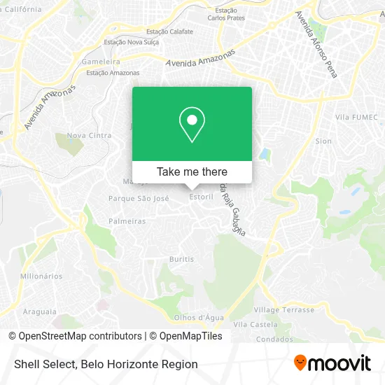 Shell Select map