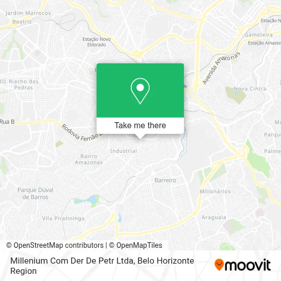 Millenium Com Der De Petr Ltda map