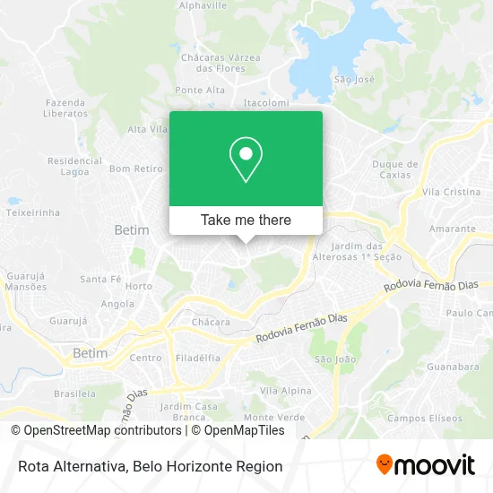 Rota Alternativa map