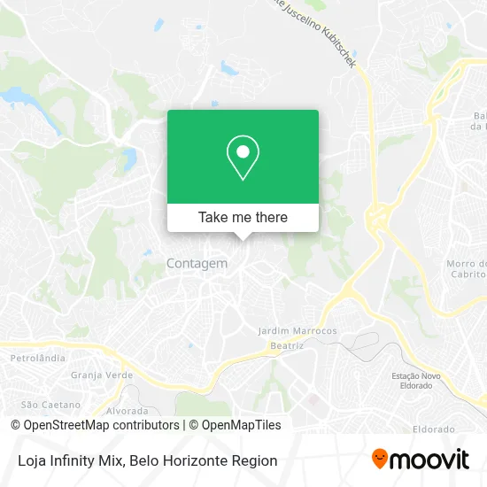 Loja Infinity Mix map
