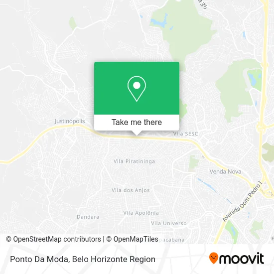 Ponto Da Moda map