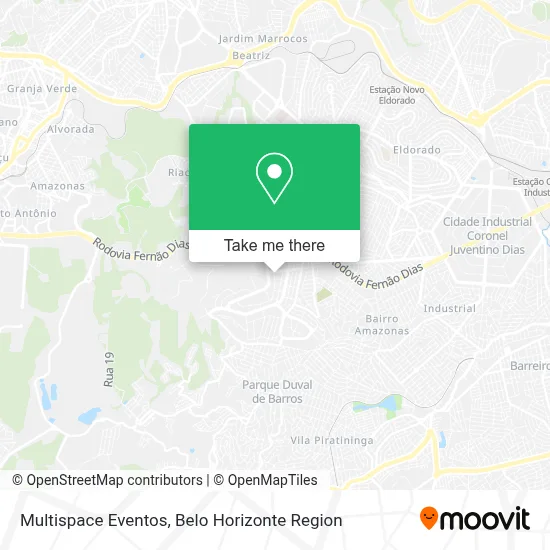 Multispace Eventos map