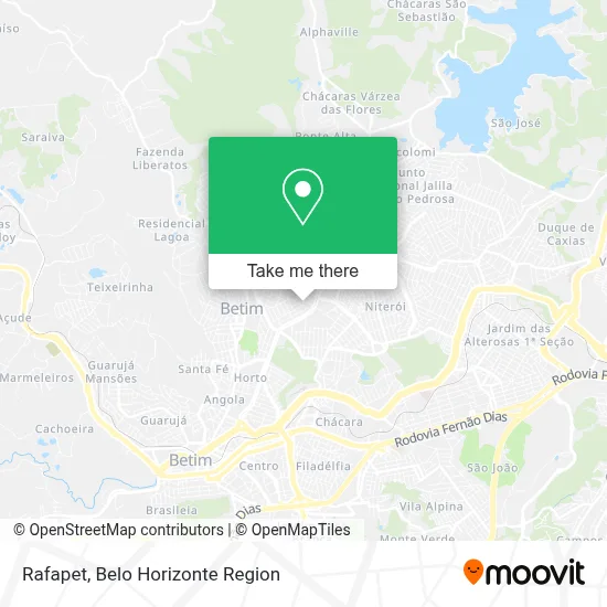 Rafapet map